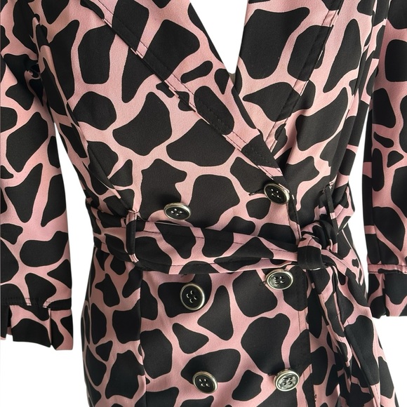 HEART SOUL ANIMAL PRINT BLAZER 3/4 SLEEVE LEOPARD PRINT, GLAM, BARBIE CORE - Picture 10 of 11